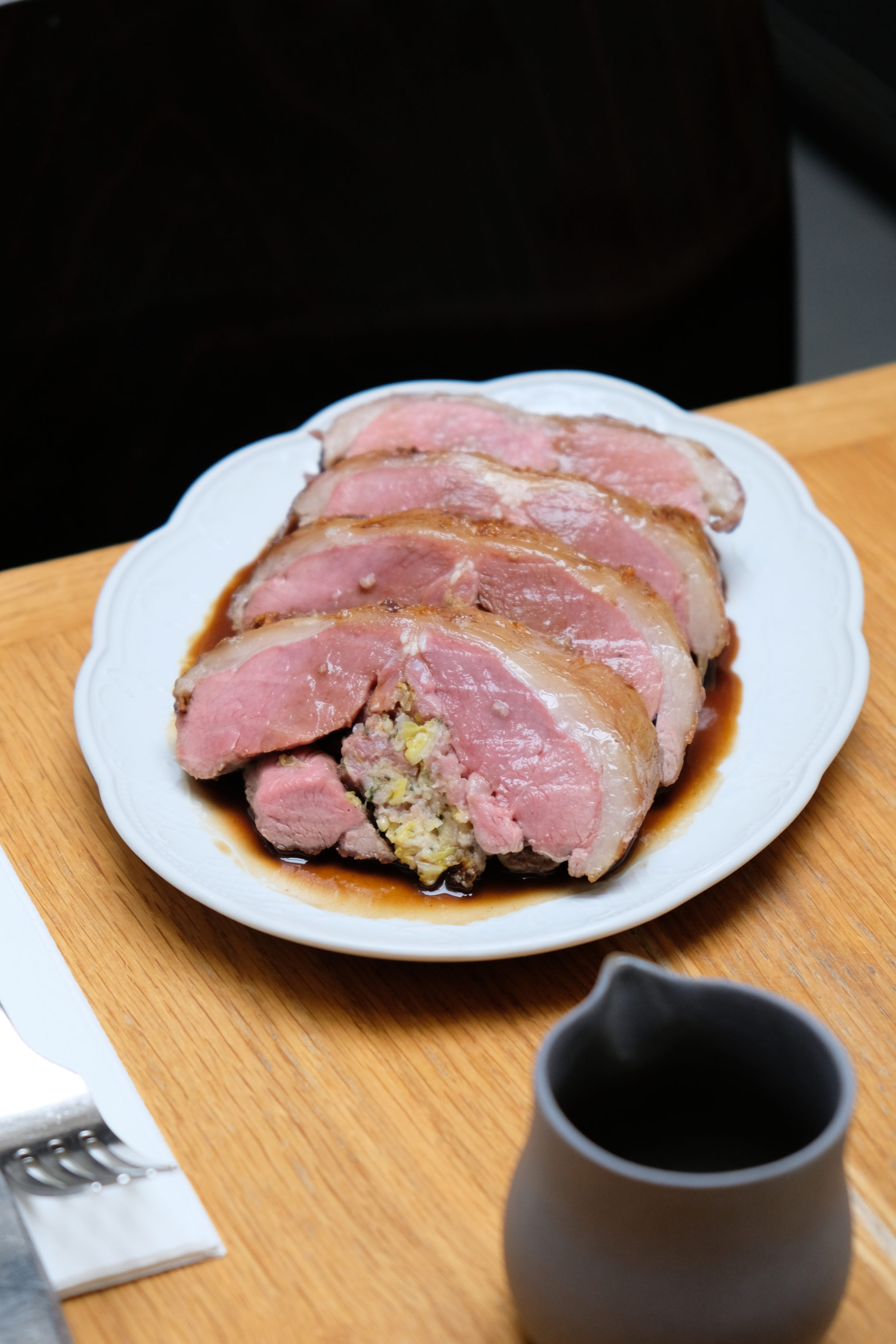 Selle d'agneau de lait manech tête noire